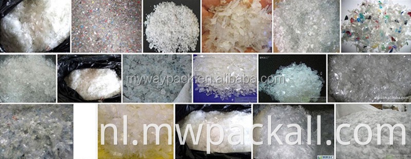 Huishoudelijke plastic verpletterende machine vlok type mes plastic afval PET-fles recycling crusher shredder: